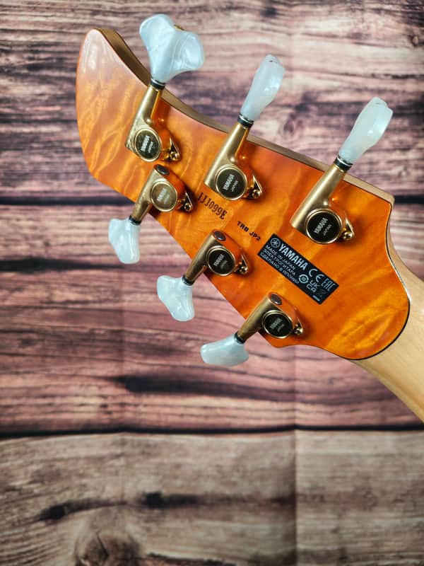 Yamaha TRB-JP2 John Patitucci Signature 6-String Bass 2010s - Transparent Amber