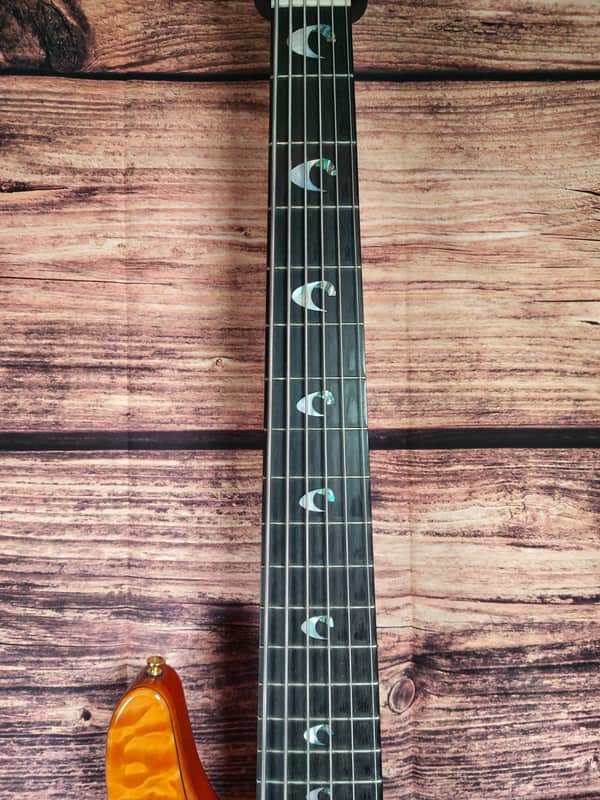 Yamaha TRB-JP2 John Patitucci Signature 6-String Bass 2010s - Transparent Amber