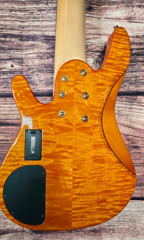 Yamaha TRB-JP2 John Patitucci Signature 6-String Bass 2010s - Transparent Amber